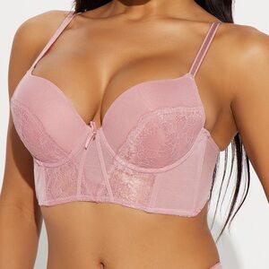 Pink Lace Bra
